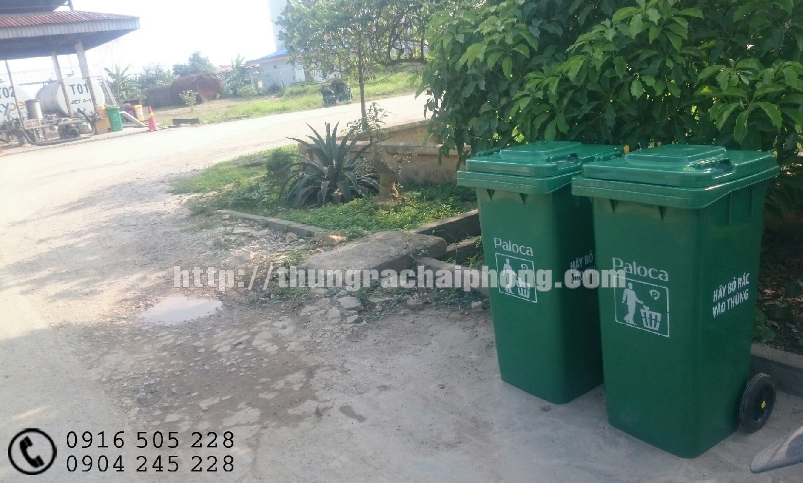 mua thùng rác nhựa 120 lít tại hải phòng